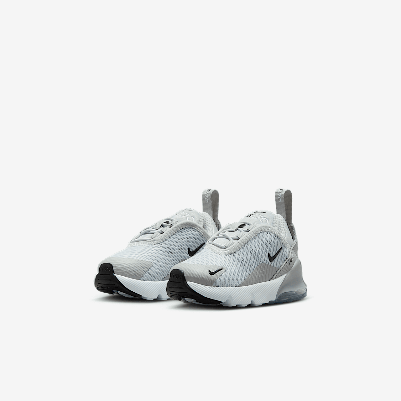 Nike Air max 270 sneaker Pure Platinum/Light Smoke Grey/Metallic Silver/Zwart