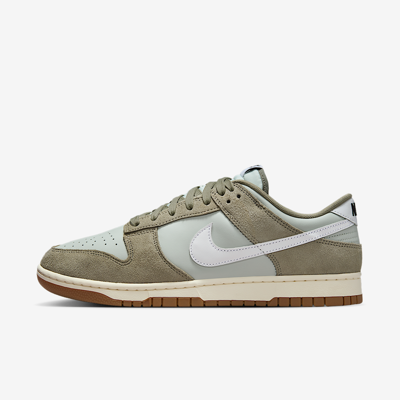 Nike Dunk Low sneaker Light Silver/Light Army/Sail/Wit
