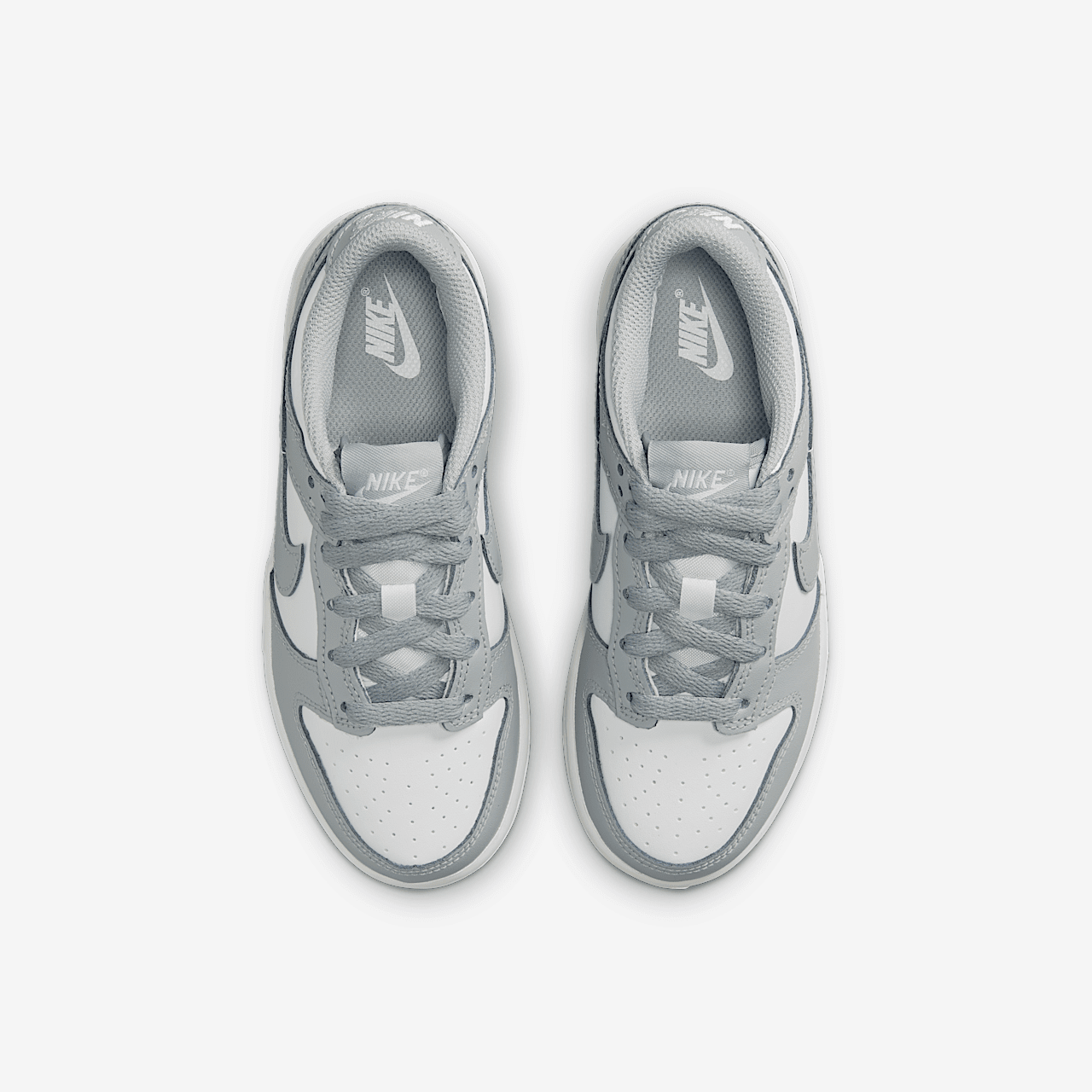 Nike Dunk Low sneaker Wit/Wit/Light Smoke Grey