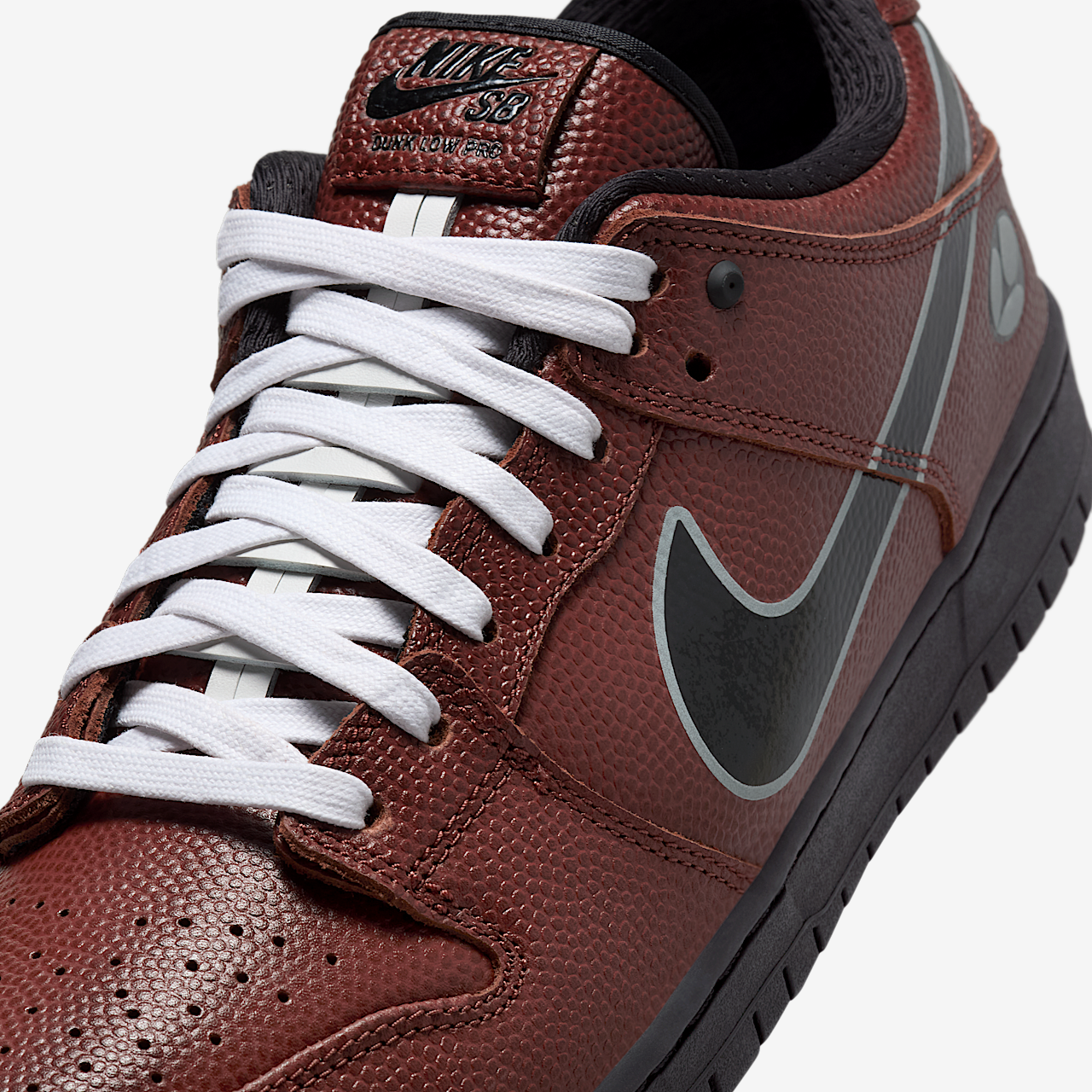 Nike Dunk Low sneaker Dark Pony/Silver/Wit/Zwart