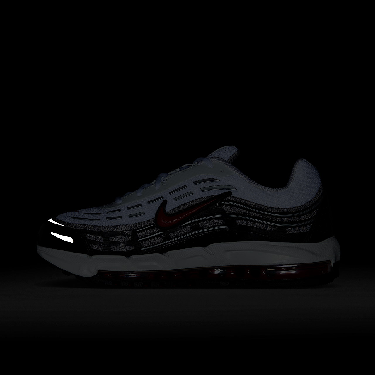 Nike Air Max sneaker Wit/Zwart/Medium Grey/Varsity Red