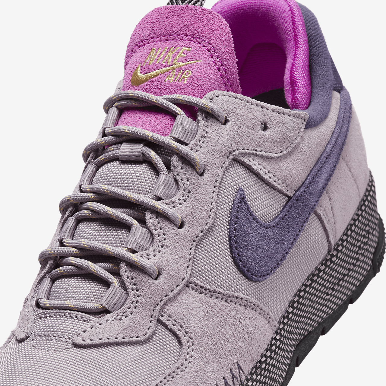 Nike Air Force 1 sneaker Light Violet Ore/Hyper Magenta/Zwart/Dark Raisin