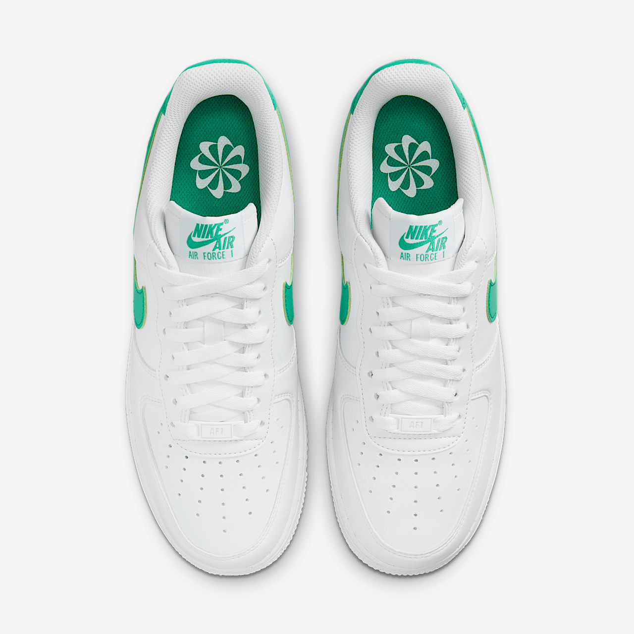 Nike Air Force 1 sneaker Wit/Stadium Green