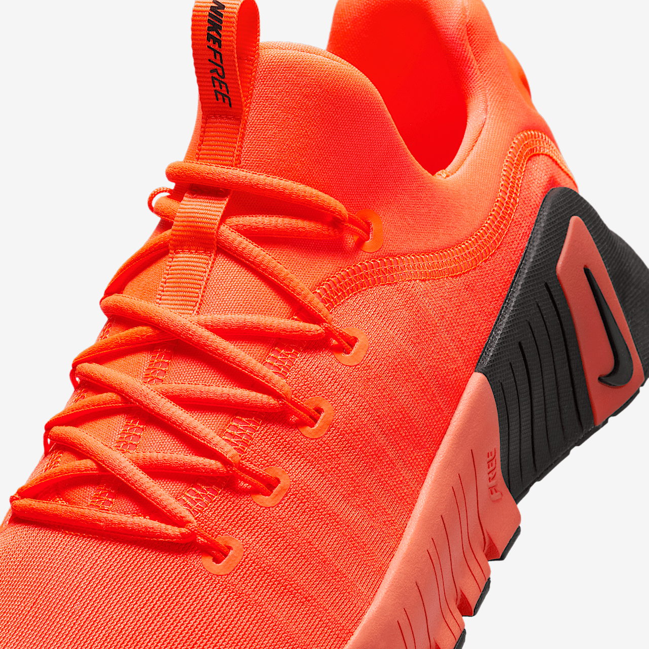 Nike Free sneaker Hyper Crimson/Hyper Orange/Zwart