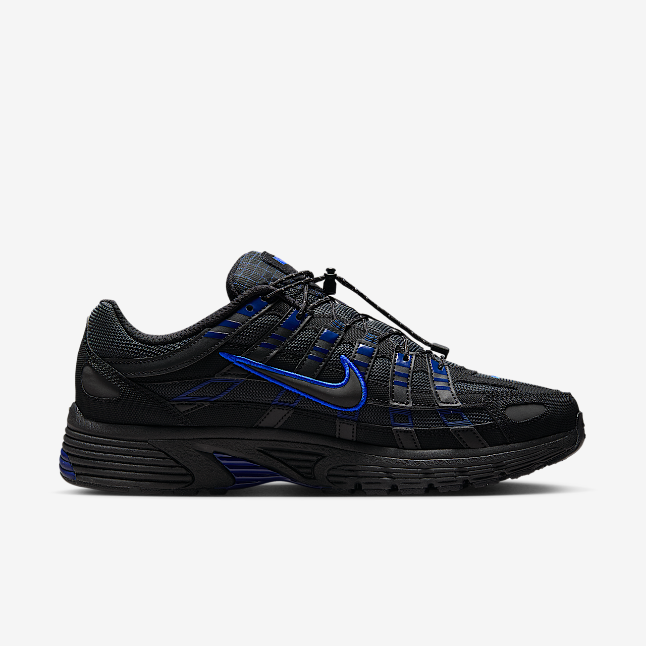 Nike P-6000 sneaker Zwart/Anthracite/Blue Void/Racer Blue