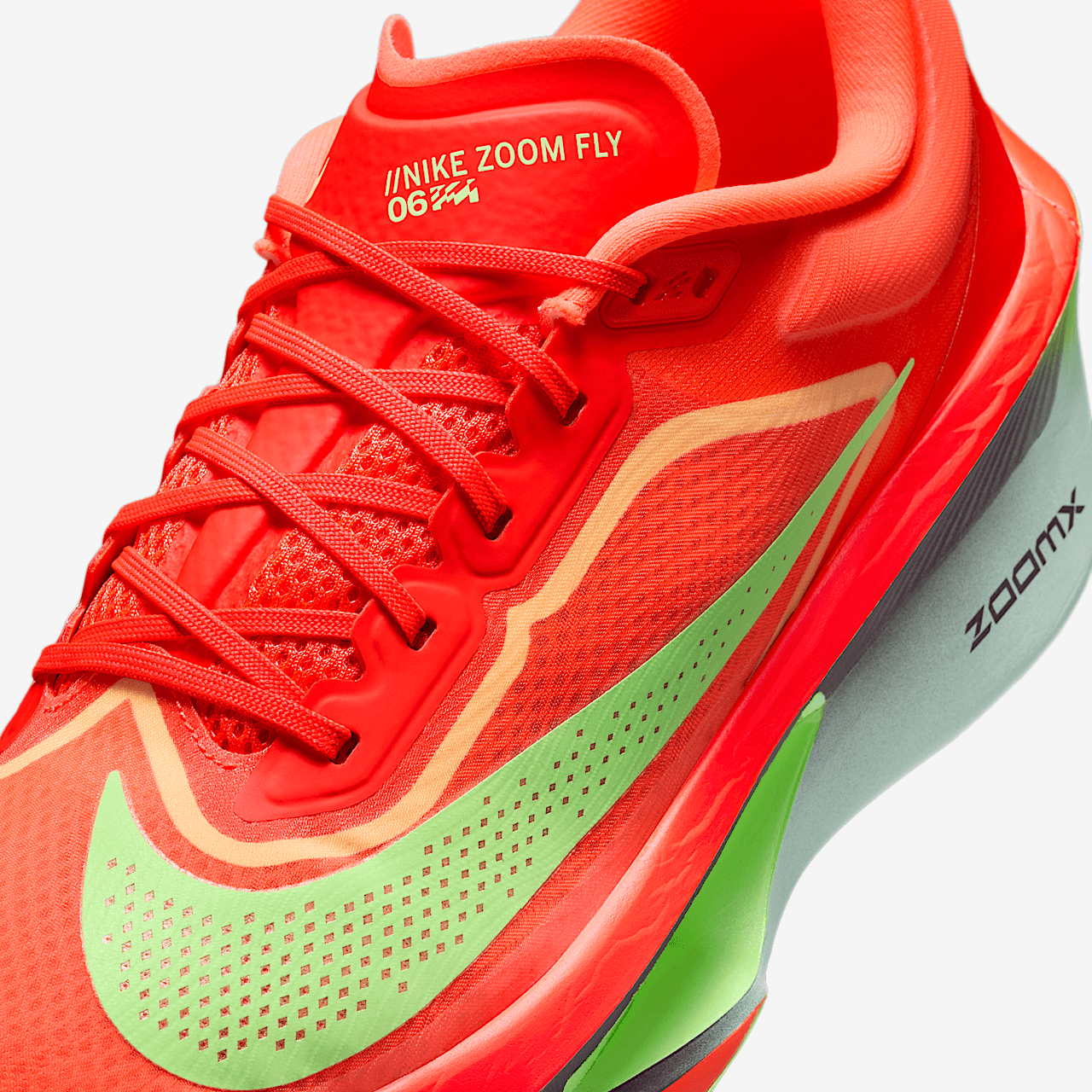 Nike  sneaker Bright Crimson/Lime Blast/Mint Foam/Cave Purple