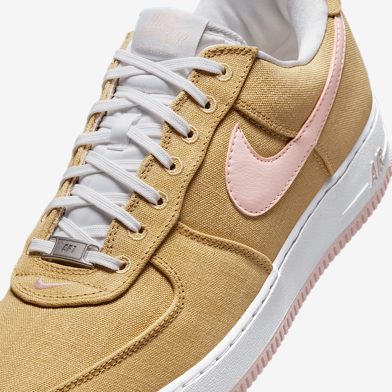 Nike Air Force 1 sneaker Linen/Wit/Atmosphere