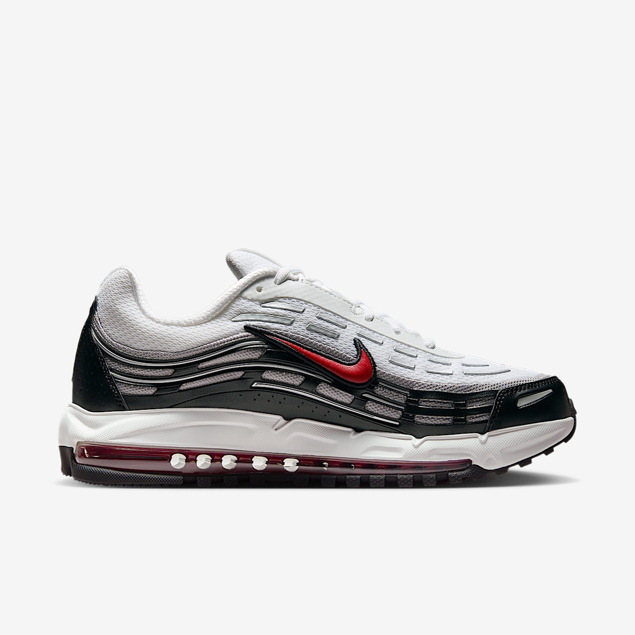 Nike Air Max sneaker Wit/Zwart/Medium Grey/Varsity Red