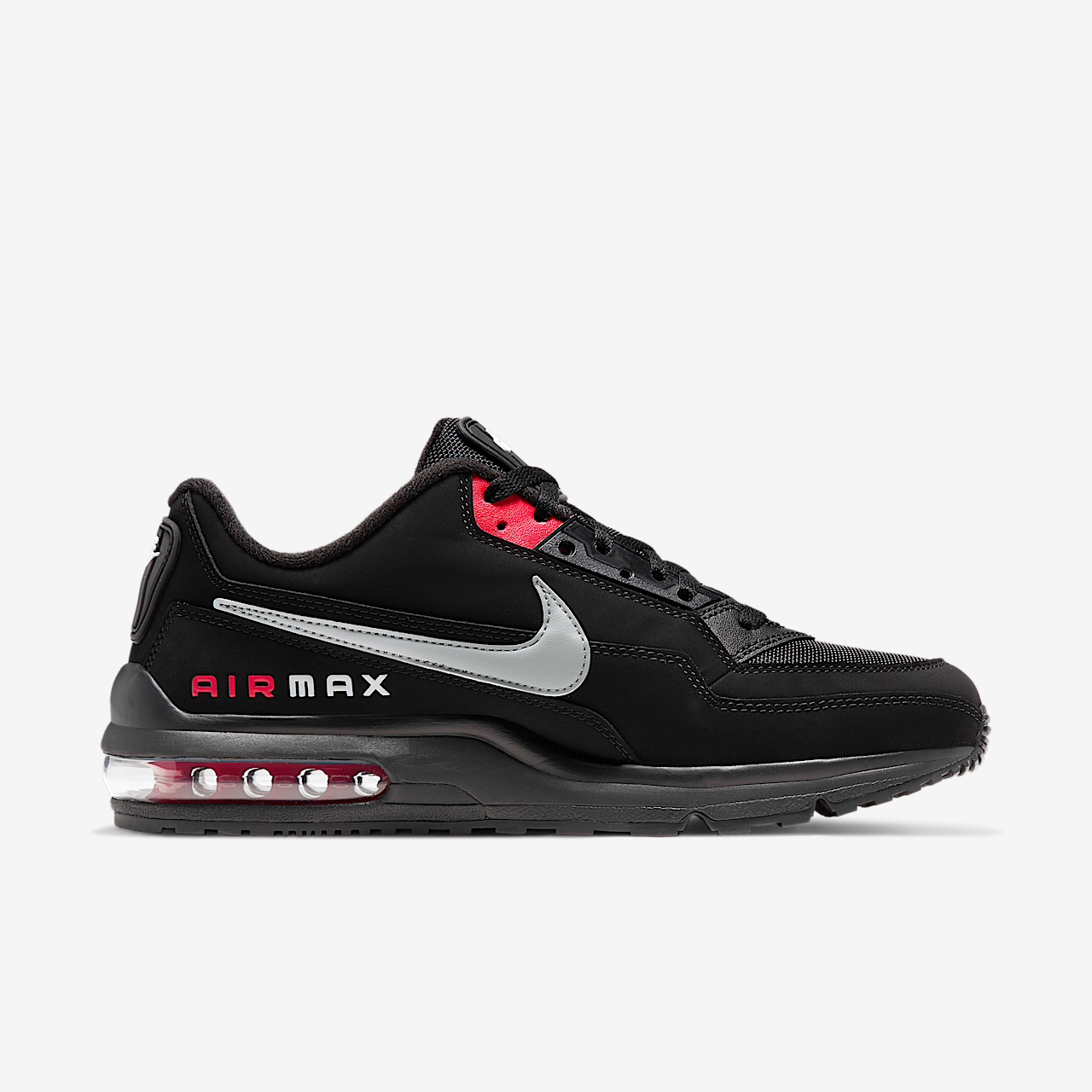 Nike Air Max sneaker Zwart/University Red/Light Smoke Grey