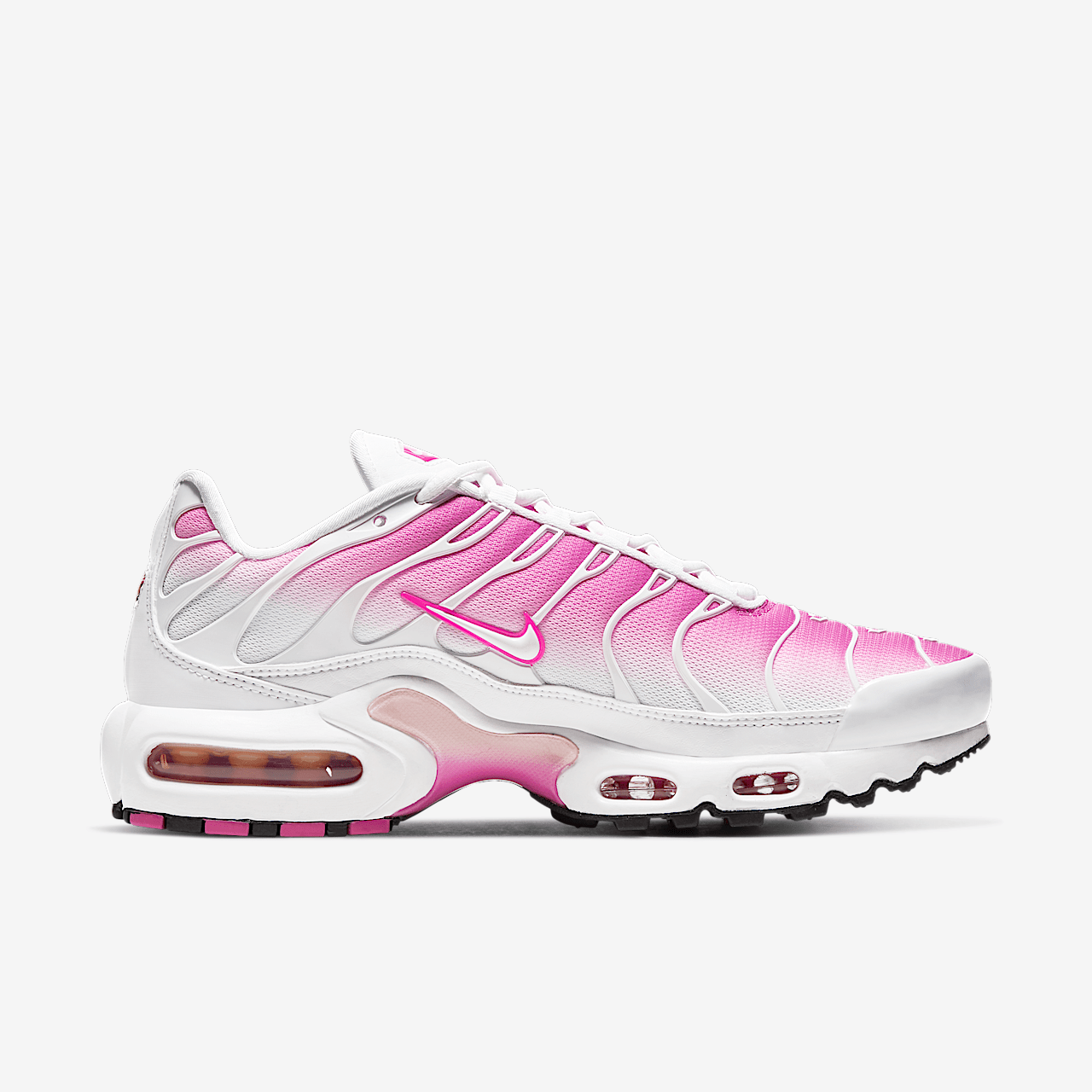 Nike Air Max Plus sneaker Wit/Pink Foam/Zwart/Fire Pink