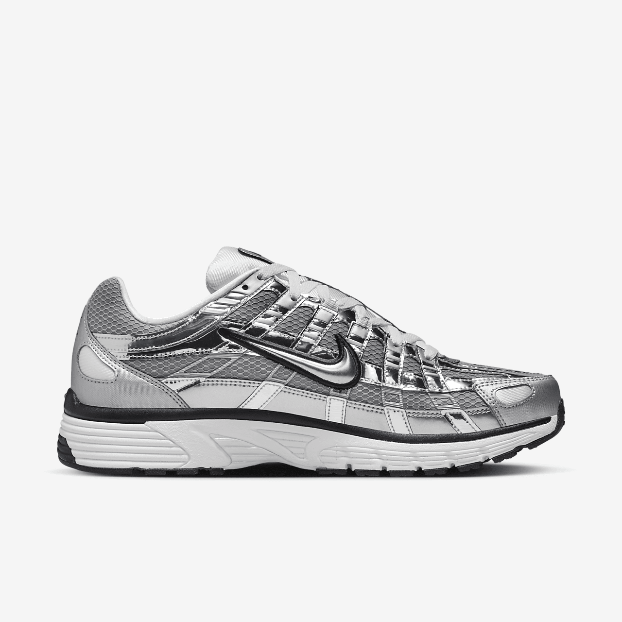 Nike P-6000 sneaker Metallic Silver/Sail/Zwart/Metallic Silver