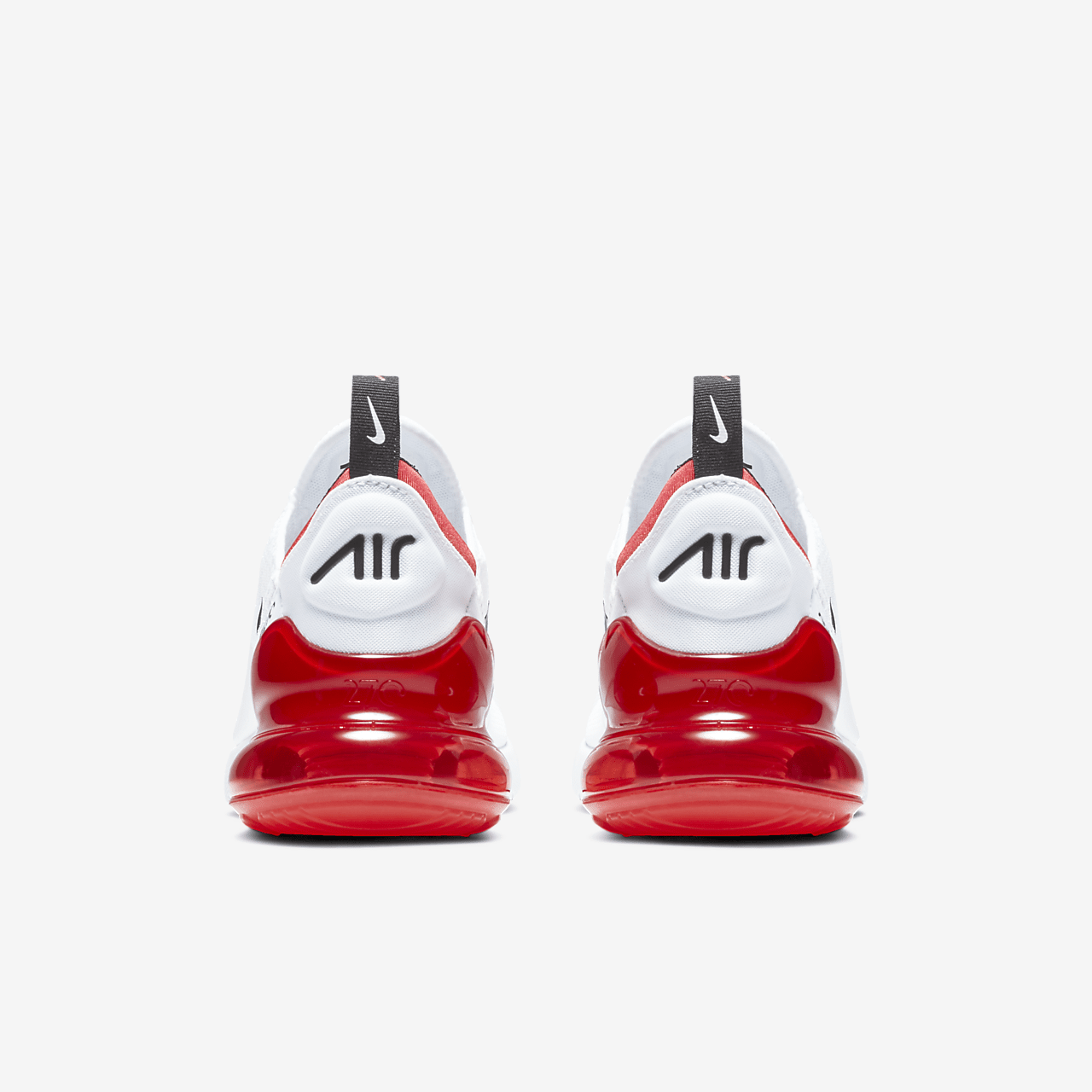 Nike Air max 270 sneaker Wit/University Red/Zwart