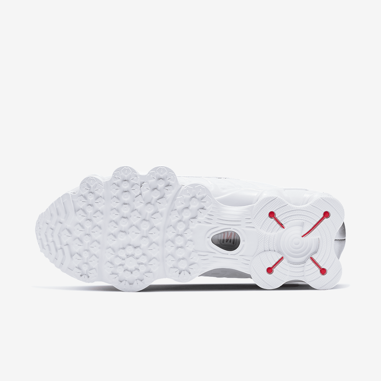 Nike Shox sneaker Wit/Metallic Silver/Max Orange/Wit