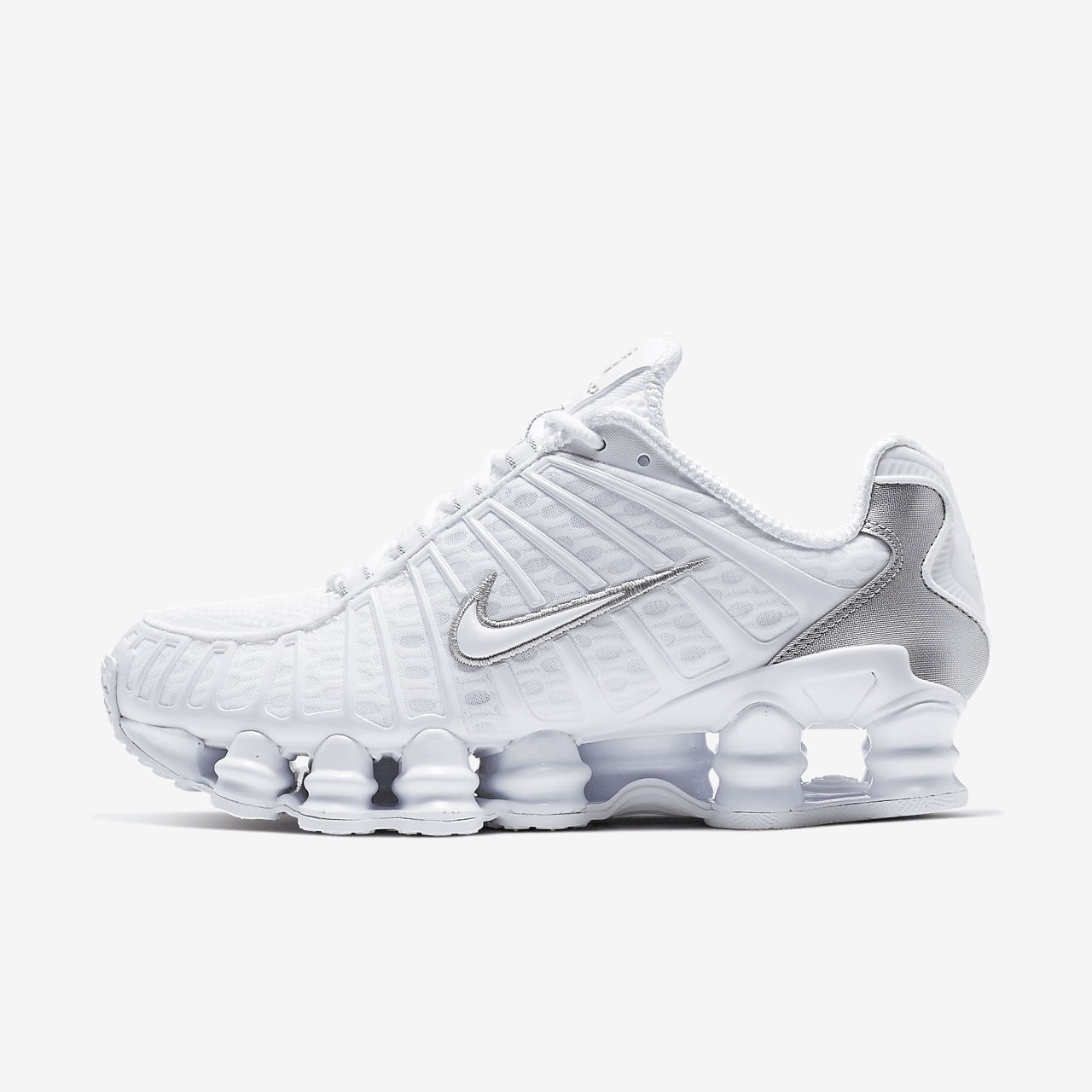 Nike Shox sneaker Wit/Metallic Silver/Max Orange/Wit