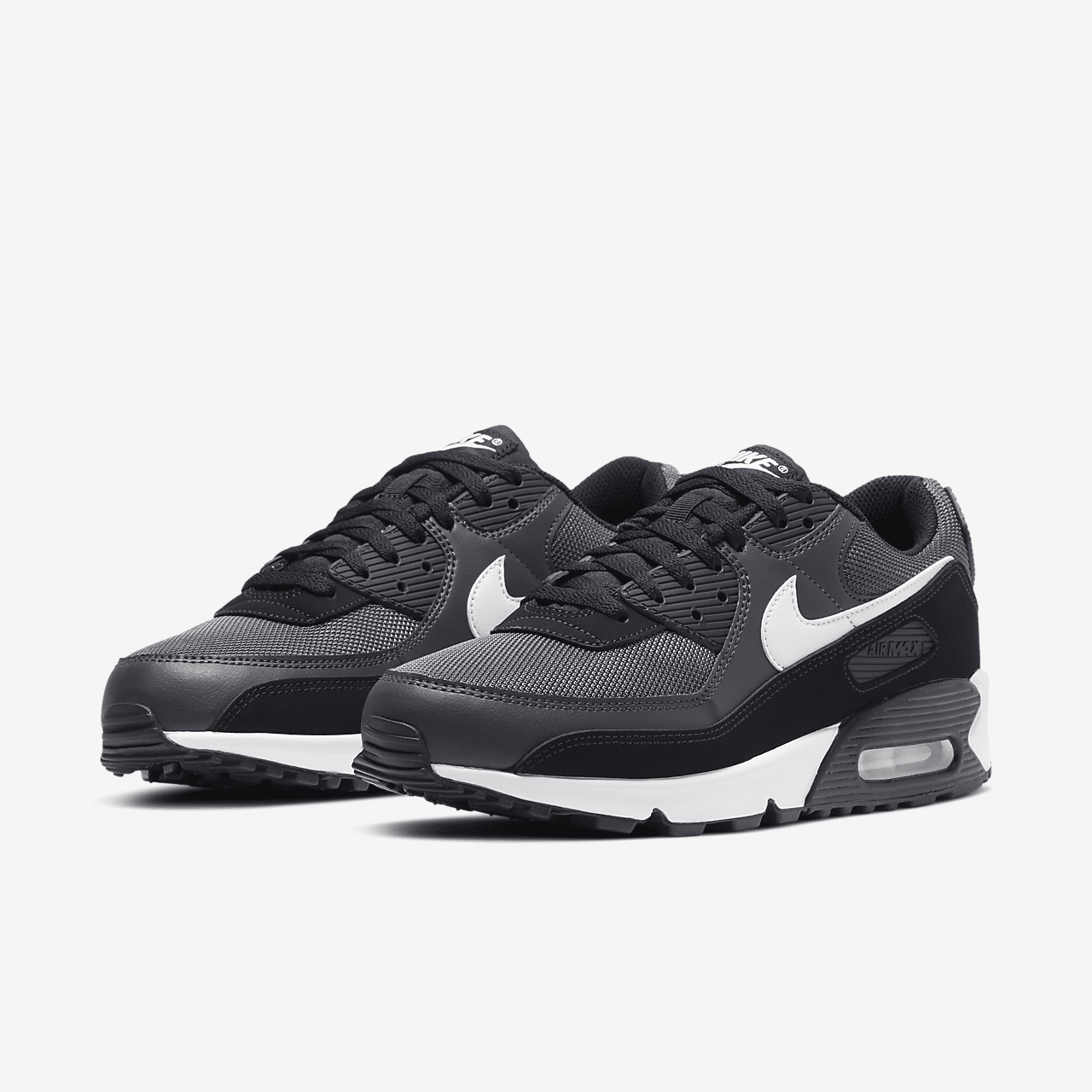 Nike Air max 90 sneaker Iron Grey/Dark Smoke Grey/Zwart/Wit