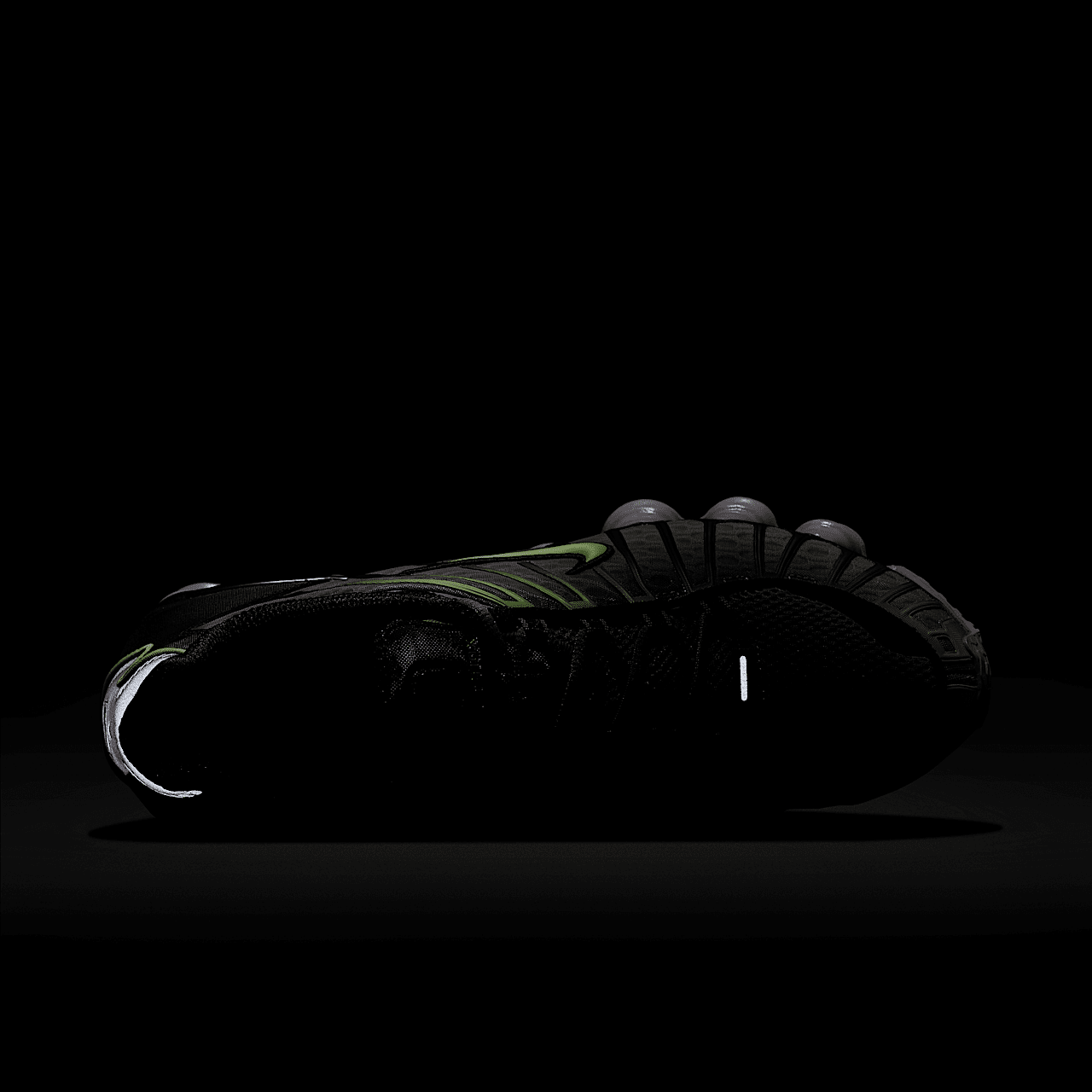 Nike Nike Shox sneaker Wolf Grey/Zwart/Lime Blast