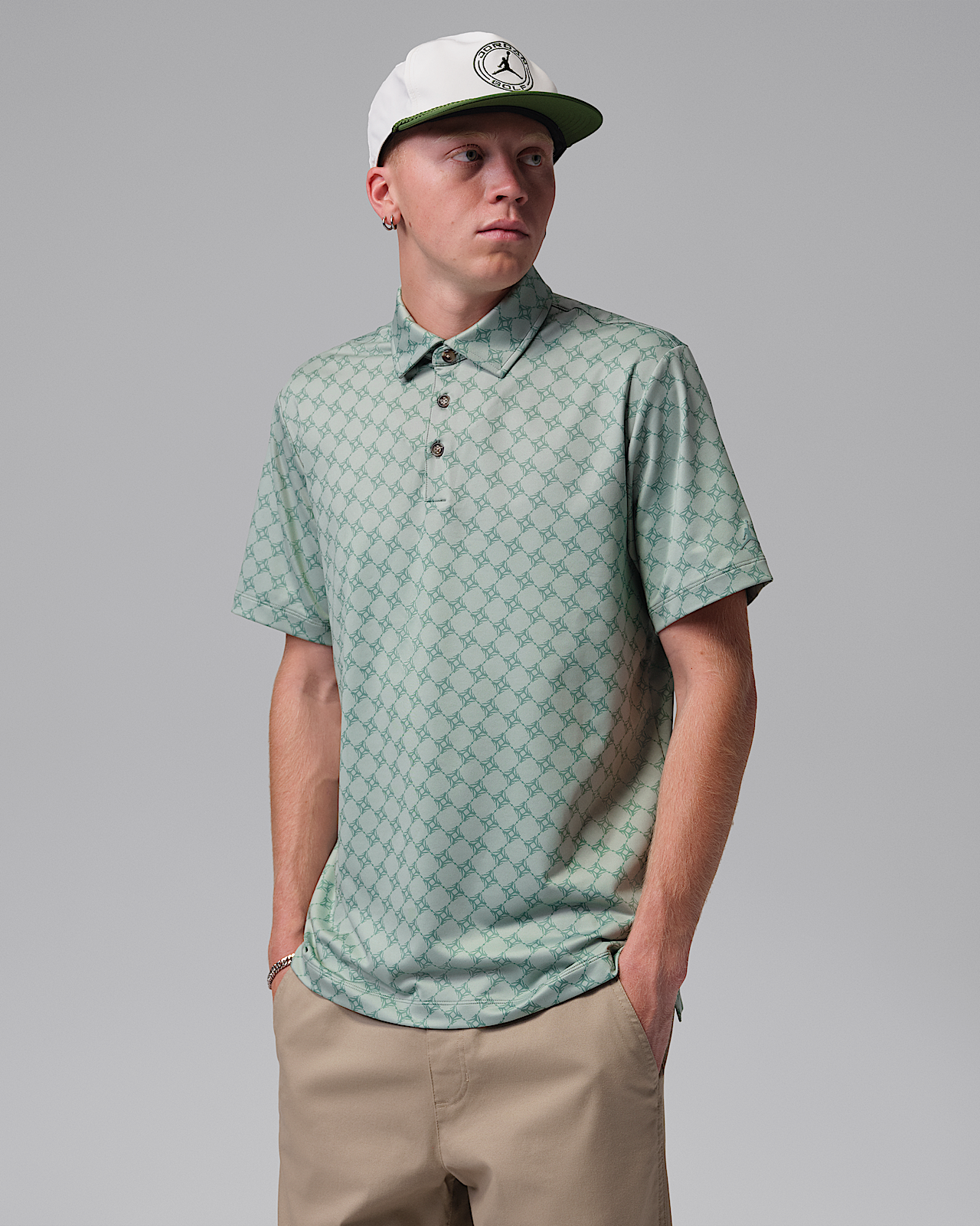 Мужские  Jordan Sport Printed Golf Polo