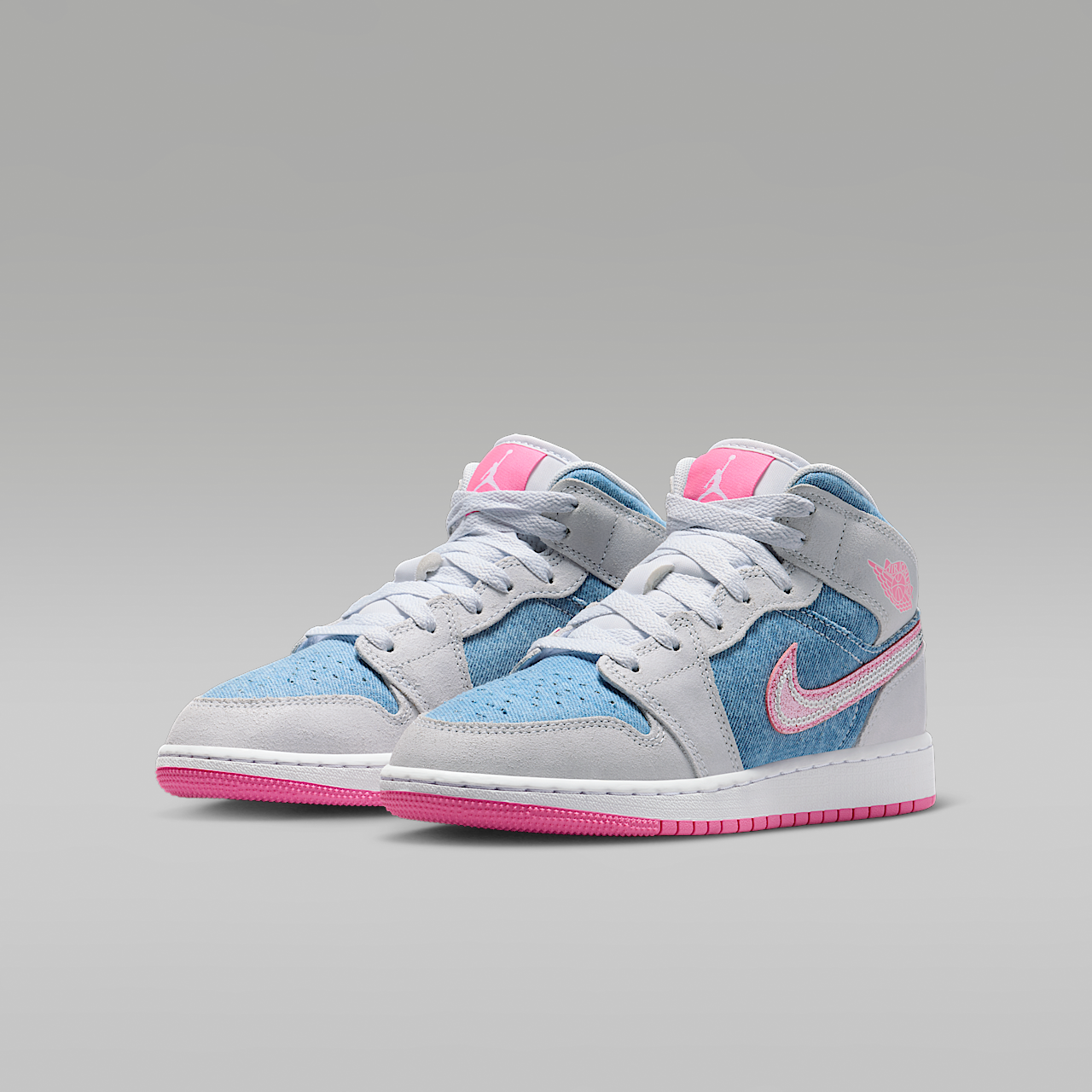 Nike Air Jordan sneaker Cobalt Bliss/Wit/Pink Glow