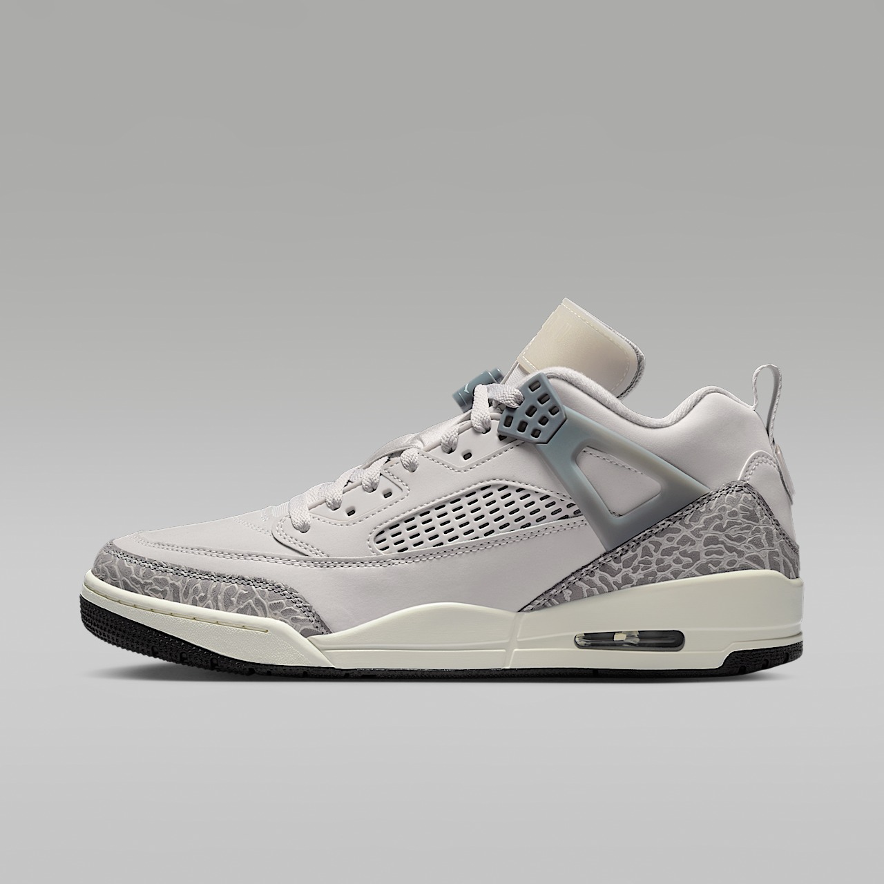 Nike Jordan Spizike Low sneaker Vast Grey/Cool Grey/Zwart/Sail
