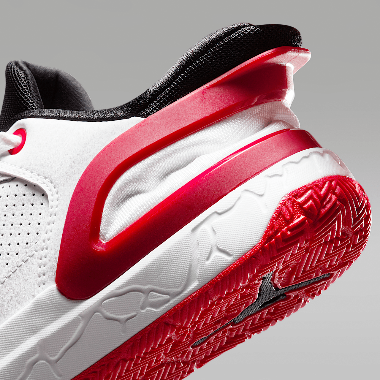 Nike  sneaker Wit/Zwart/Wolf Grey/University Red