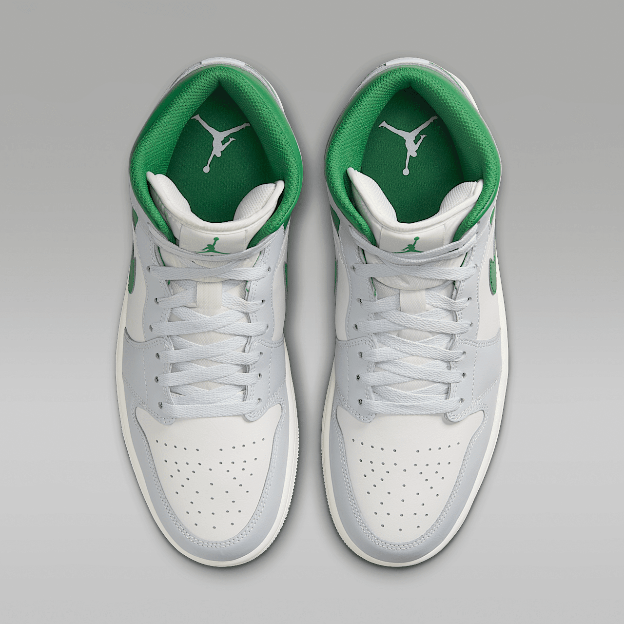 Nike Air Jordan 1 Mid sneaker Summit White/Pure Platinum/Sail/Pine Green
