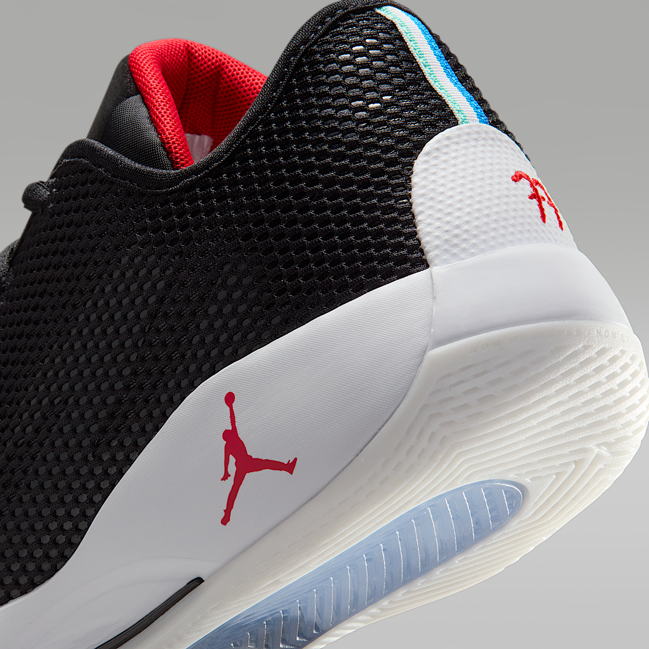 Nike  sneaker Zwart/Wit/University Red
