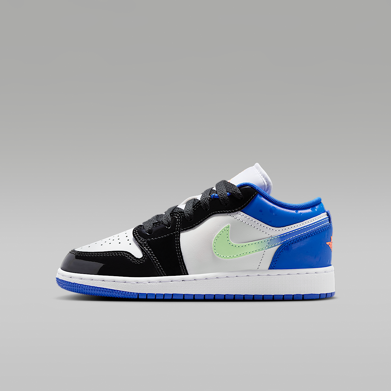 Nike Air Jordan sneaker Game Royal/Zwart/Zwart/Bright Mango