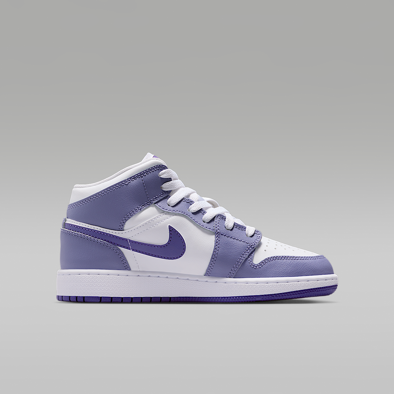 Nike Air Jordan sneaker Dusty Amethyst/Wit/Court Purple