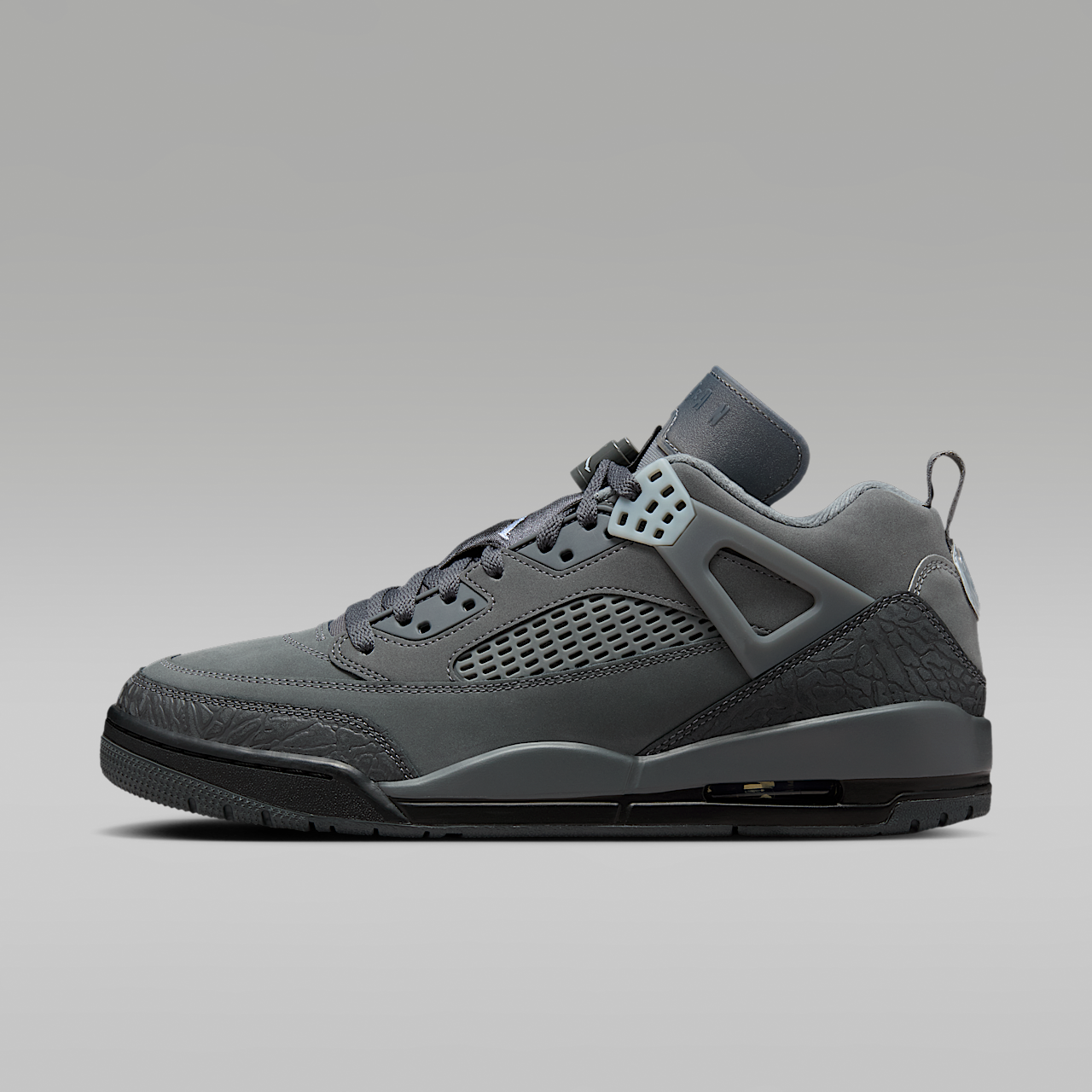 Nike Jordan Spizike Low sneaker Dark Grey/Zwart/Aura/Smoke Grey