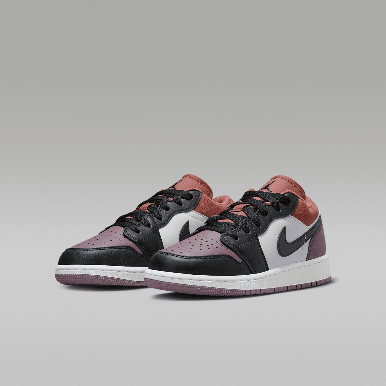 Nike Air Jordan 1 Low sneaker Wit/Sky J Orange/Sky J Mauve/Zwart