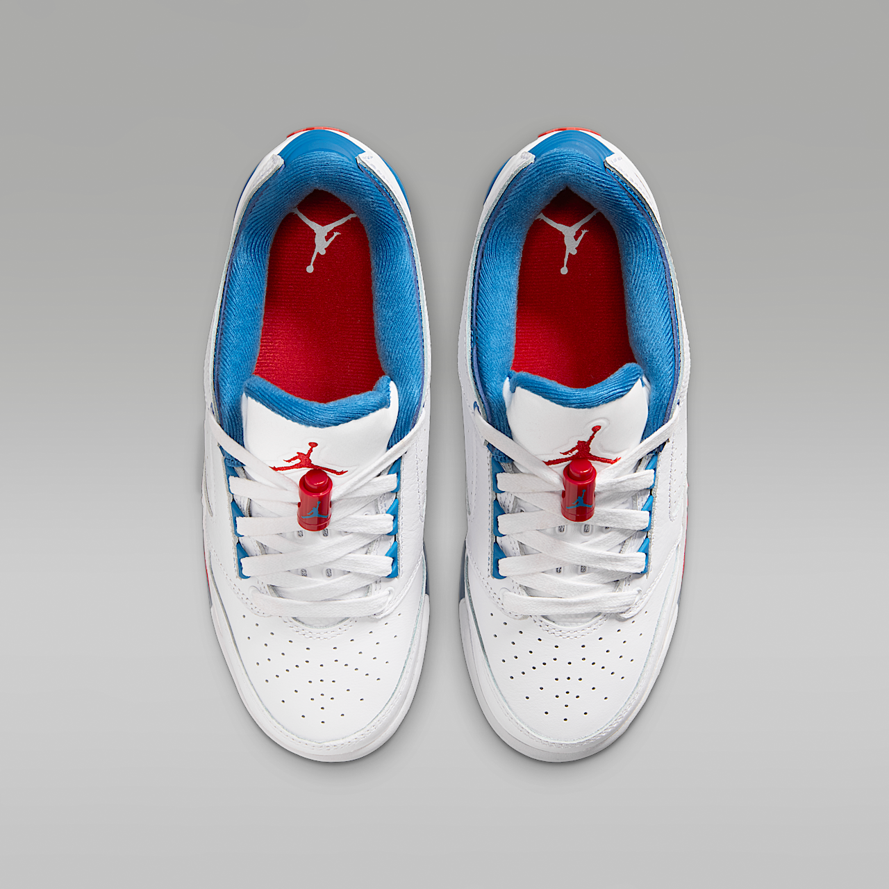 Nike Air Jordan sneaker Wit/True Blue/Varsity Red