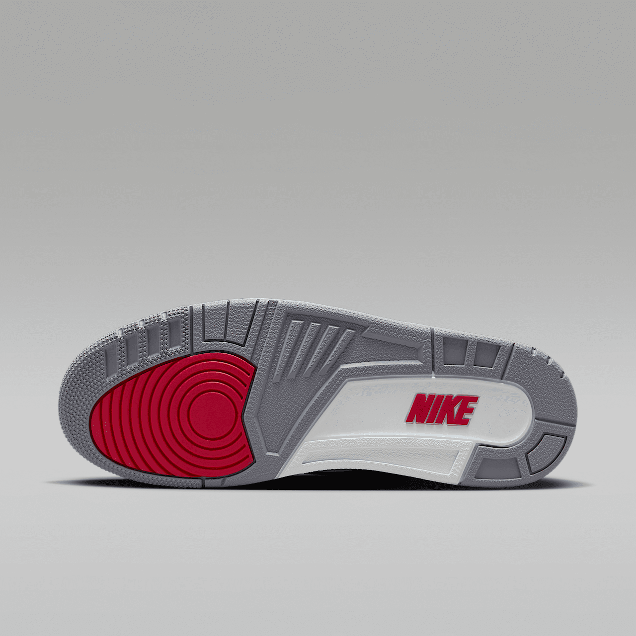 Nike Air Jordan sneaker Zwart/Cement Grey/Summit White/Fire Red
