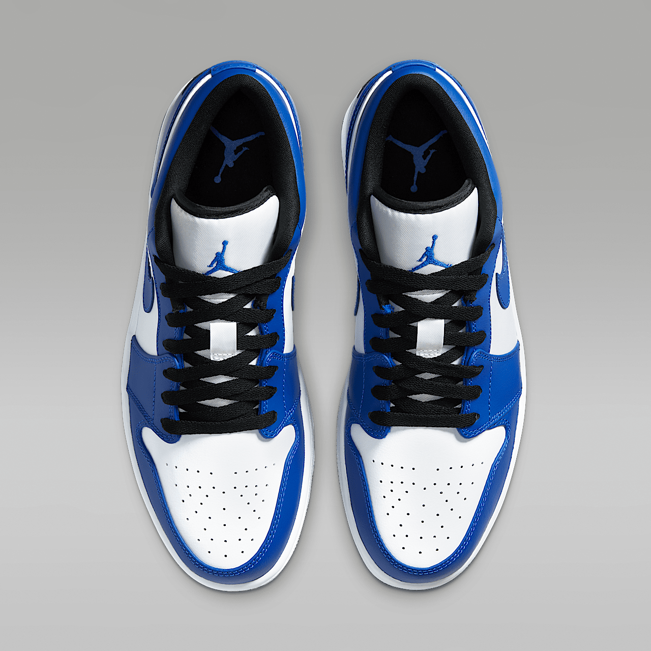Nike Air Jordan 1 Low sneaker Wit/Zwart/Hyper Royal