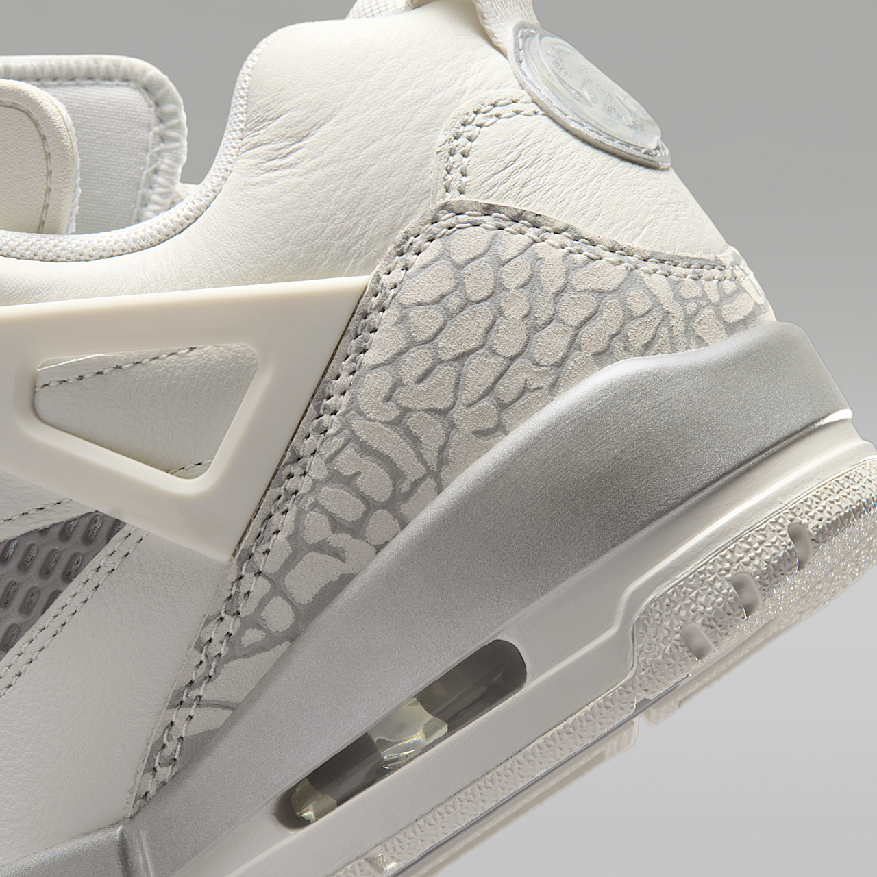 Nike Jordan Spizike Low sneaker Swan/Wolf Grey/Metallic Silver