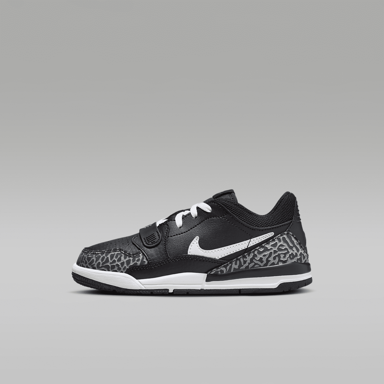 Nike Air Jordan Legacy sneaker Zwart/Wolf Grey/Safety Orange/Wit