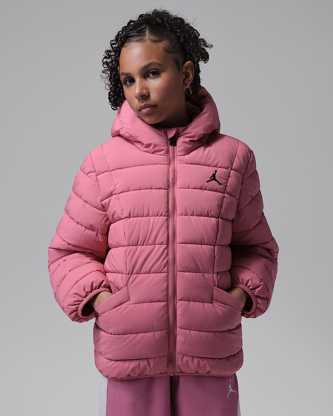 Детская куртка Jordan Big Kids' Midweight Active Puffer
