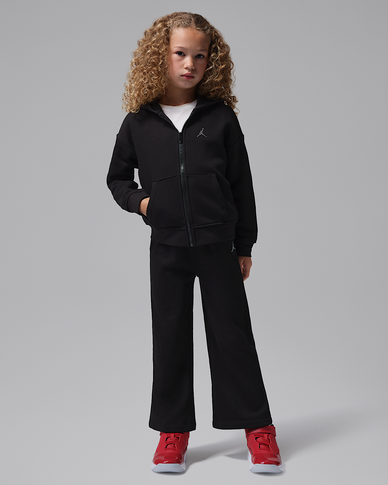 Детское худи Jordan Brooklyn Fleece Little Kids' 2-Piece Full-Zip Hoodie Set