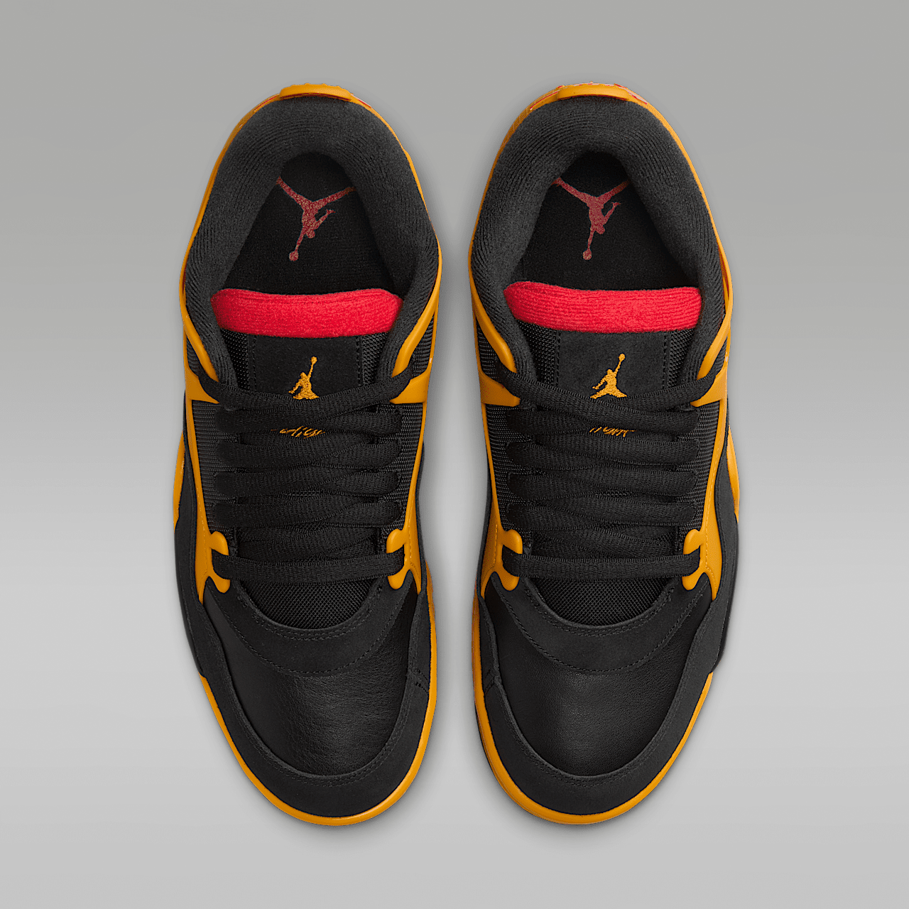 Nike Air Jordan 4 RM sneaker Zwart/Del Sol/Comet Red