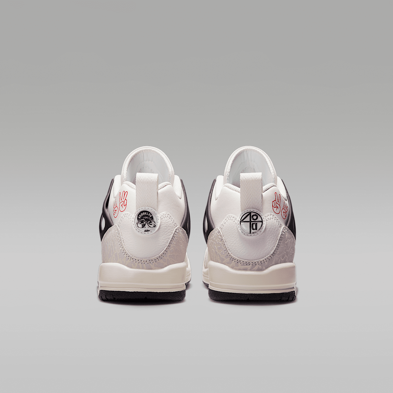 Nike Jordan Spizike Low sneaker Sail/Zwart/Pine Green/Oranje