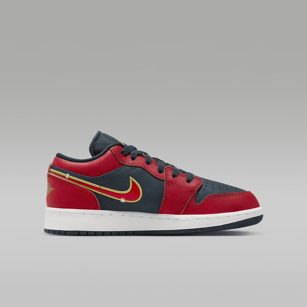 Nike Air Jordan 1 Low sneaker Armory Navy/Metallic Gold/Sport Red