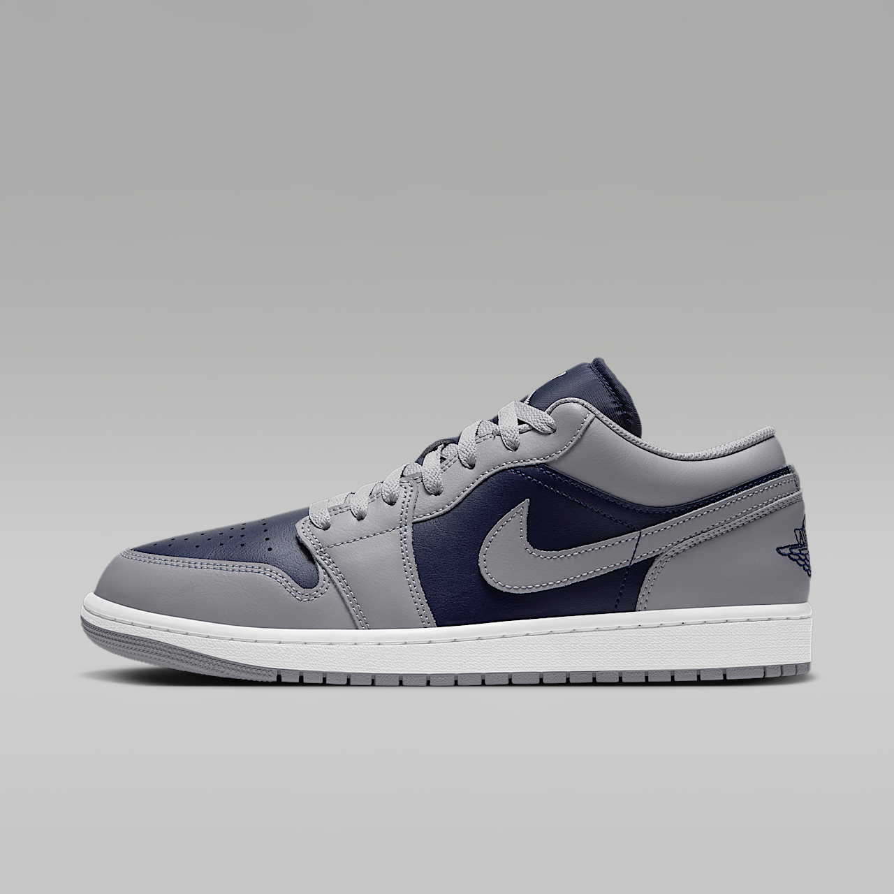 Nike Air Jordan 1 Low sneaker Tech Grey/Wit/College Navy