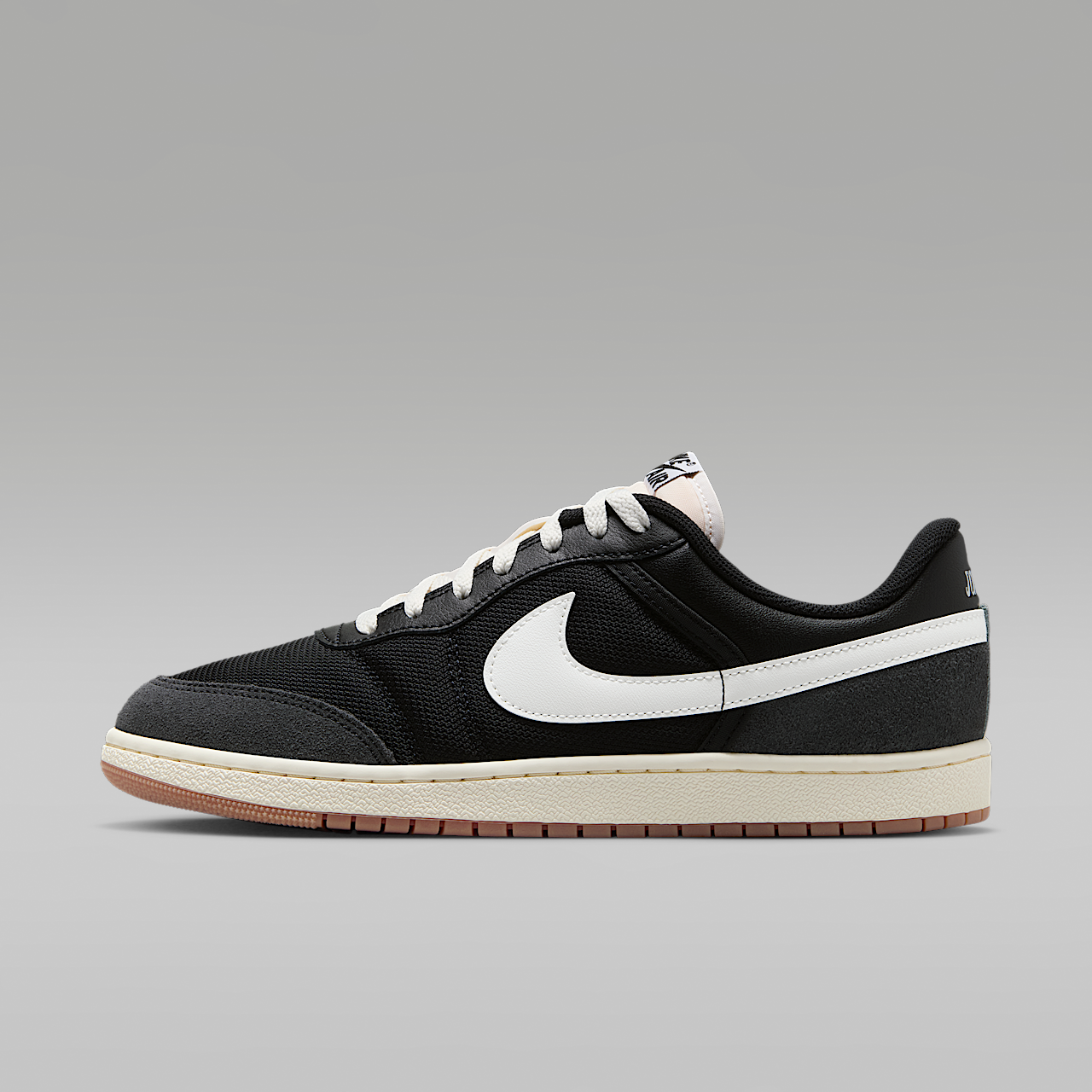 Nike Air Jordan sneaker Zwart/Anthracite/Gum Medium Brown/Summit White