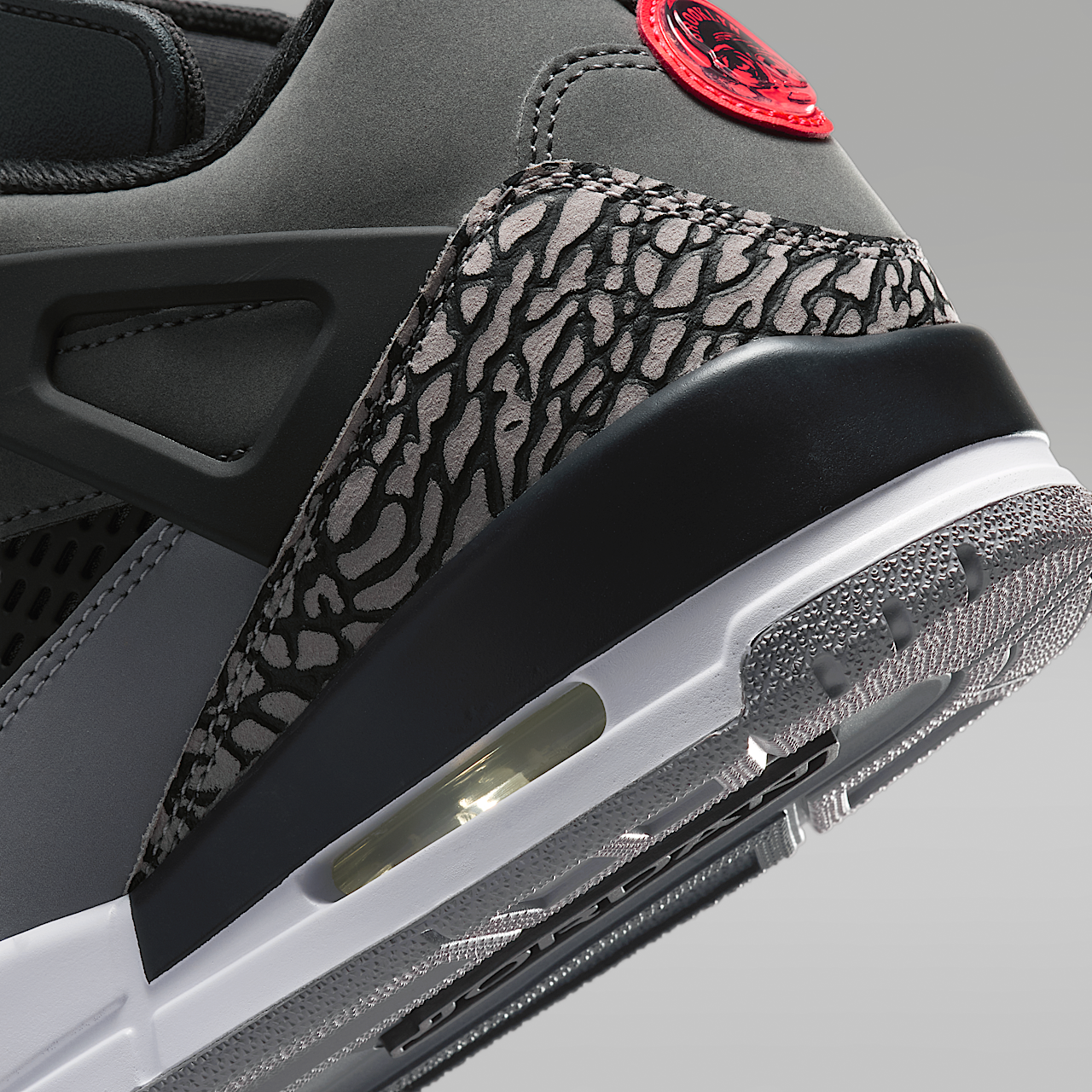 Nike Jordan Spizike Low sneaker Dark Grey/Zwart/Cement Grey/Infrared