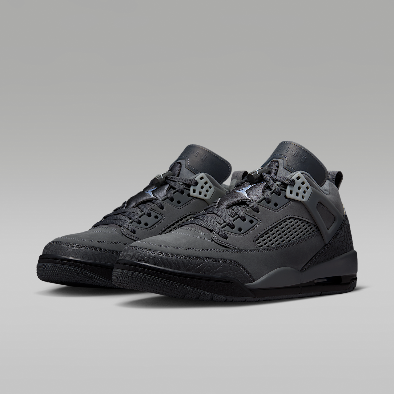 Nike Jordan Spizike Low sneaker Dark Grey/Zwart/Aura/Smoke Grey