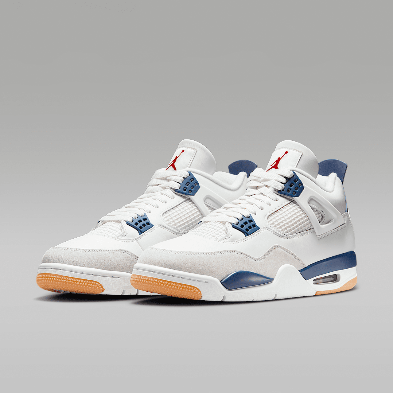 Nike Air Jordan 4 sneaker Summit White/Navy/Neutral Grey/Wit