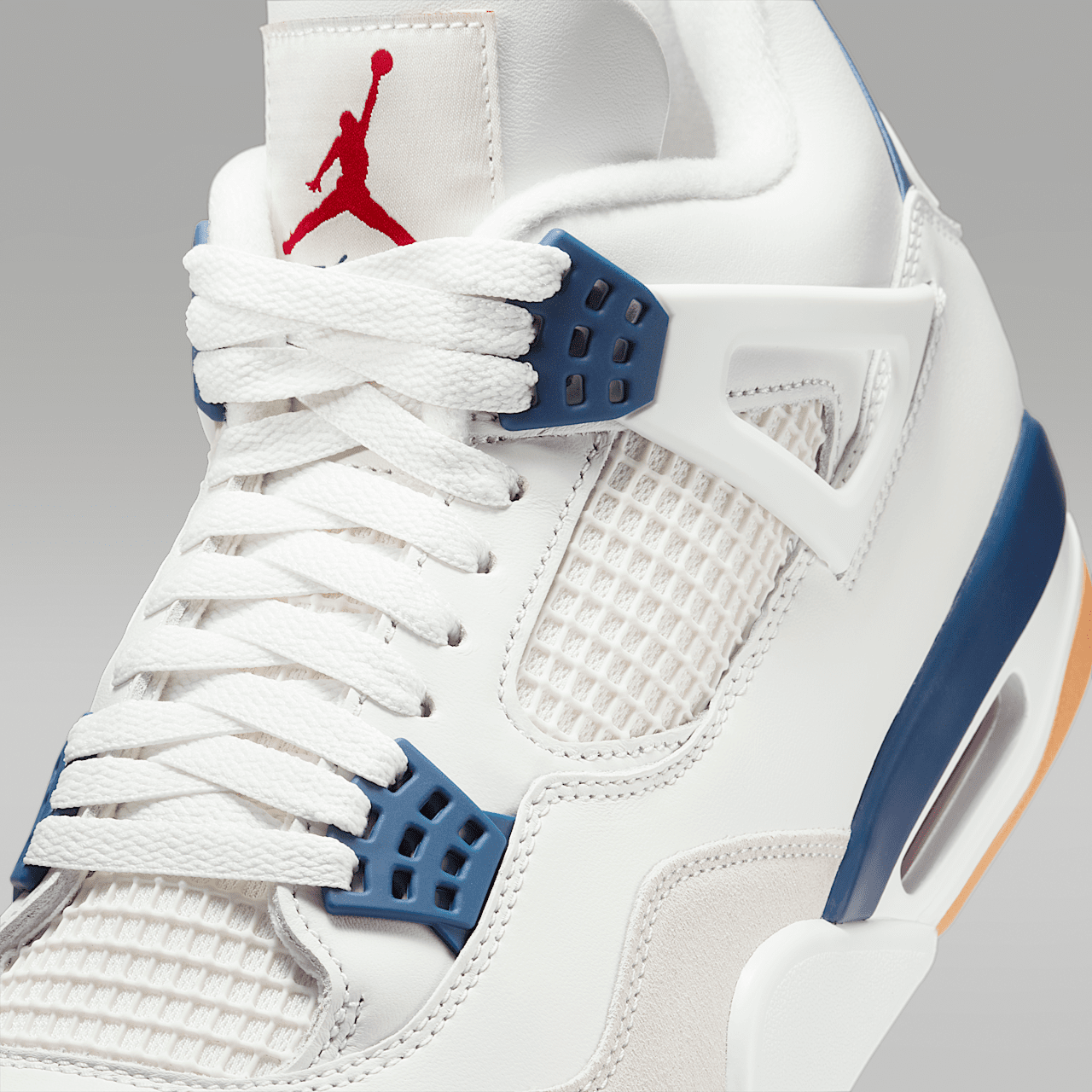 Nike Air Jordan 4 sneaker Summit White/Navy/Neutral Grey/Wit