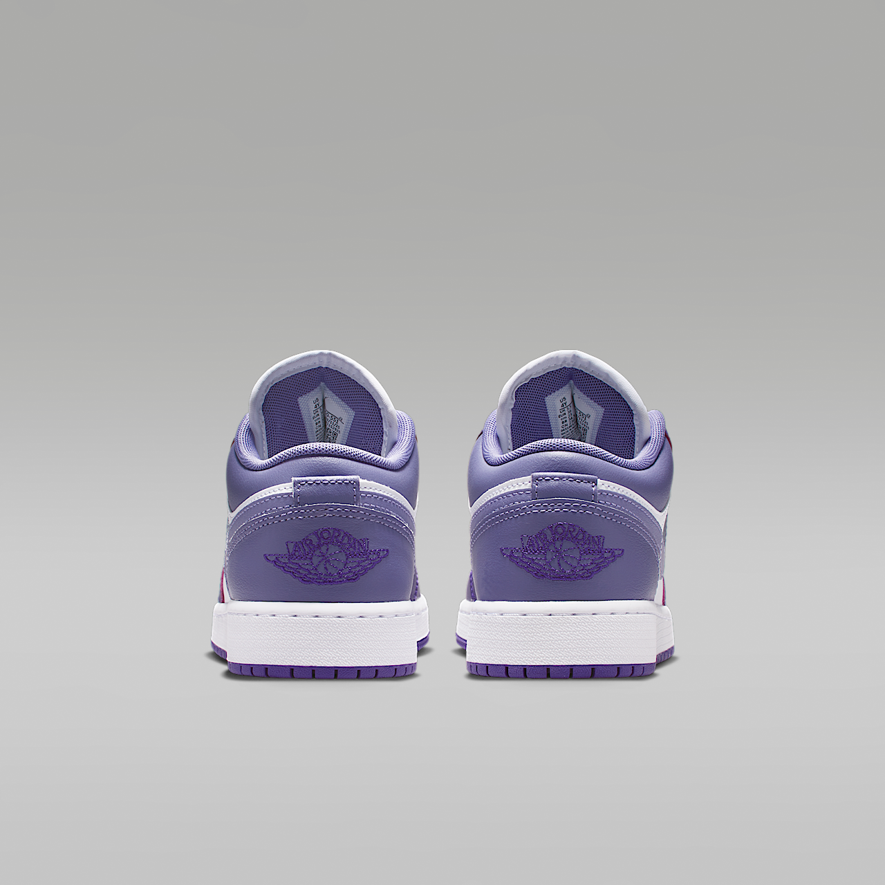 Nike Air Jordan 1 Low sneaker Court Purple/Wit/Dusty Amethyst