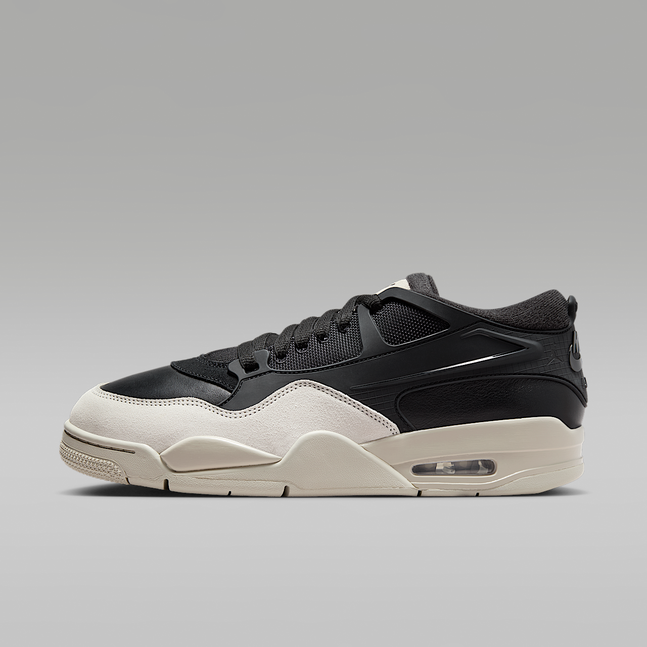 Nike Air Jordan 4 RM sneaker Zwart/Dark Grey/Light Bone