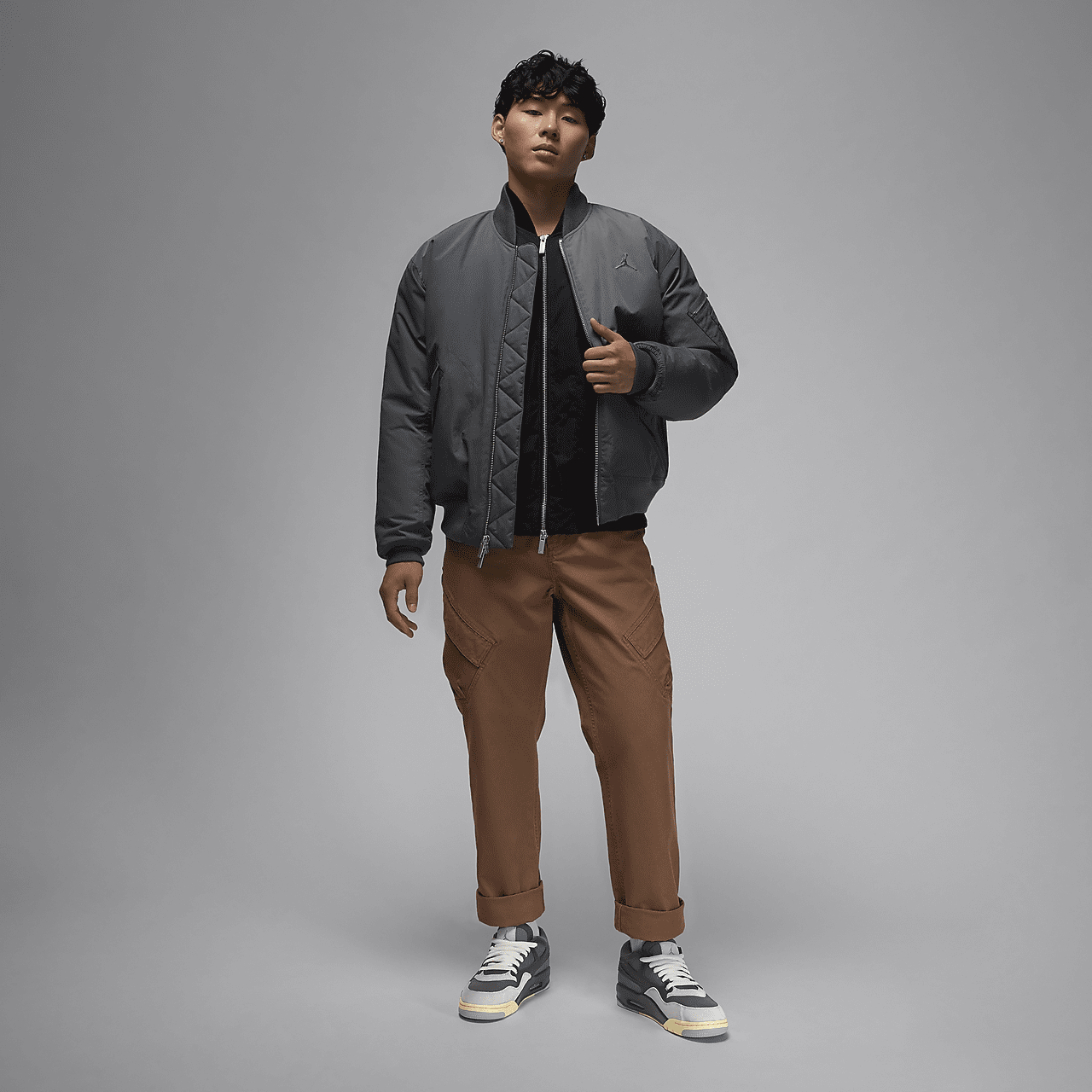 Nike Air Jordan sneaker Iron Grey/Off Noir/Dark Smoke Grey/Chambray