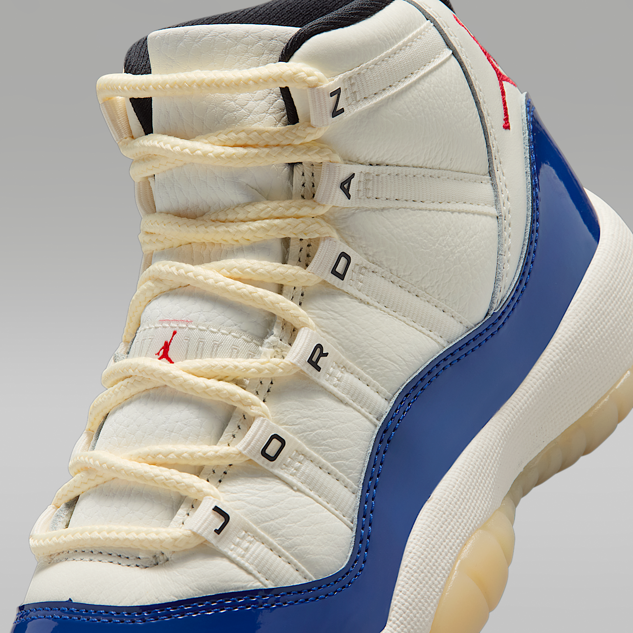 Nike Air Jordan 1 sneaker Deep Royal Blue/Sail/Zwart/Fire Red